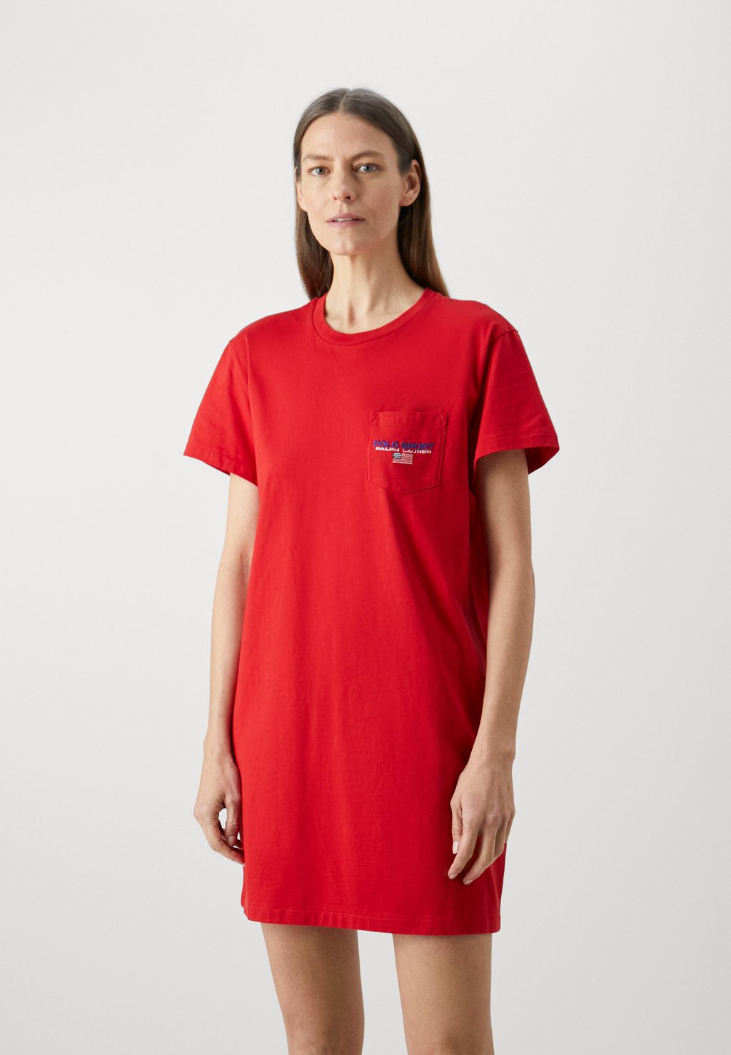 Платье из джерси SHORT SLEEVE DAY DRESS Polo Sport Ralph Lauren, красный