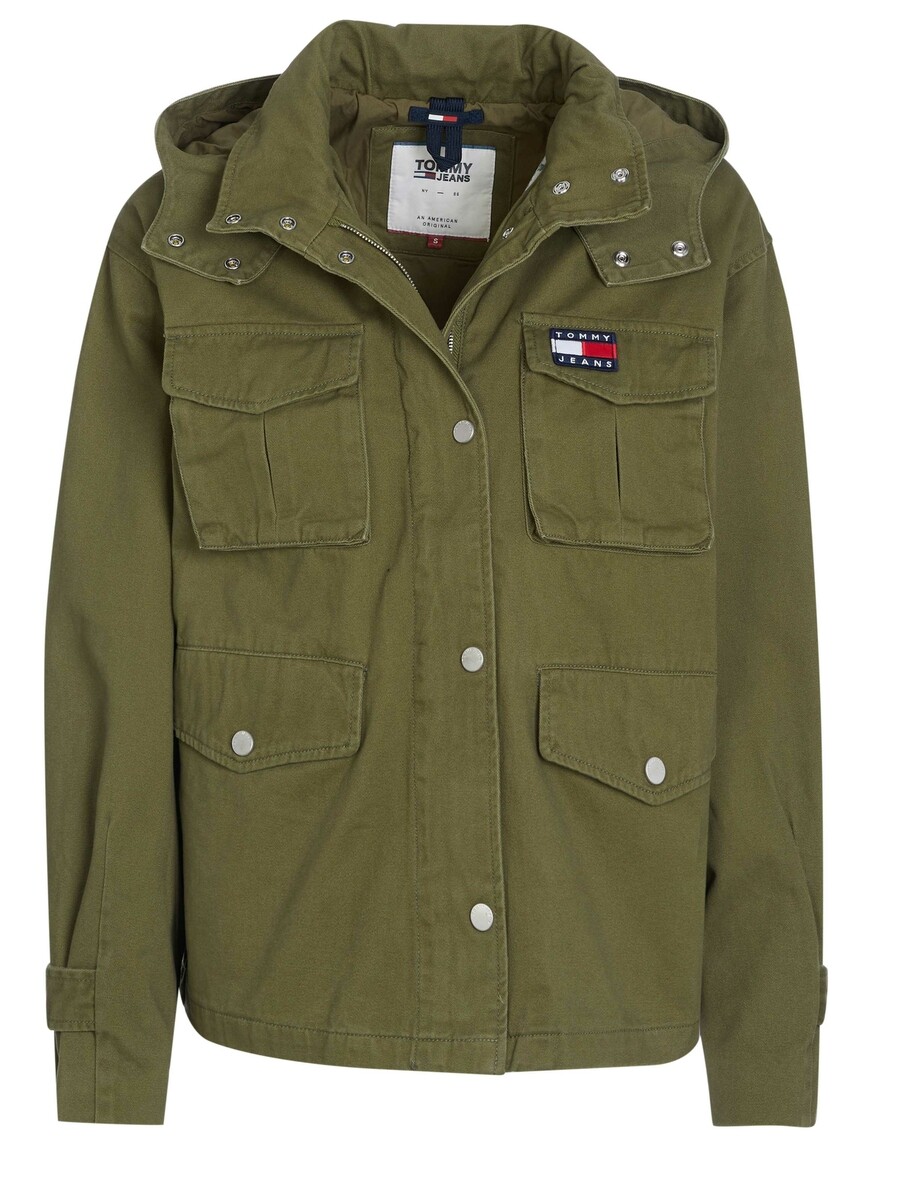 

Парка Tommy Hilfiger Jeans, оливковый
