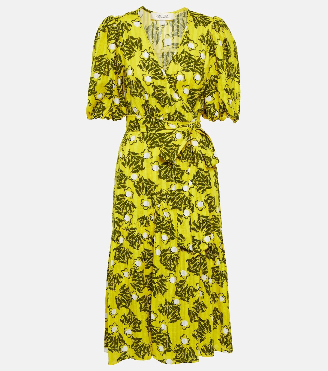 

Мини-платье Didi из хлопка с принтом DIANE VON FURSTENBERG, разноцветный