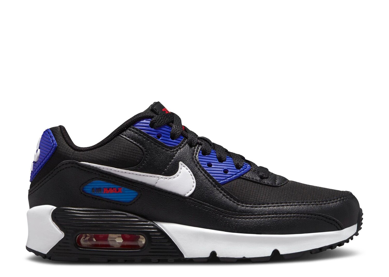 

Кроссовки Nike Air Max 90 Next Nature Gs 'Black Racer Blue', черный