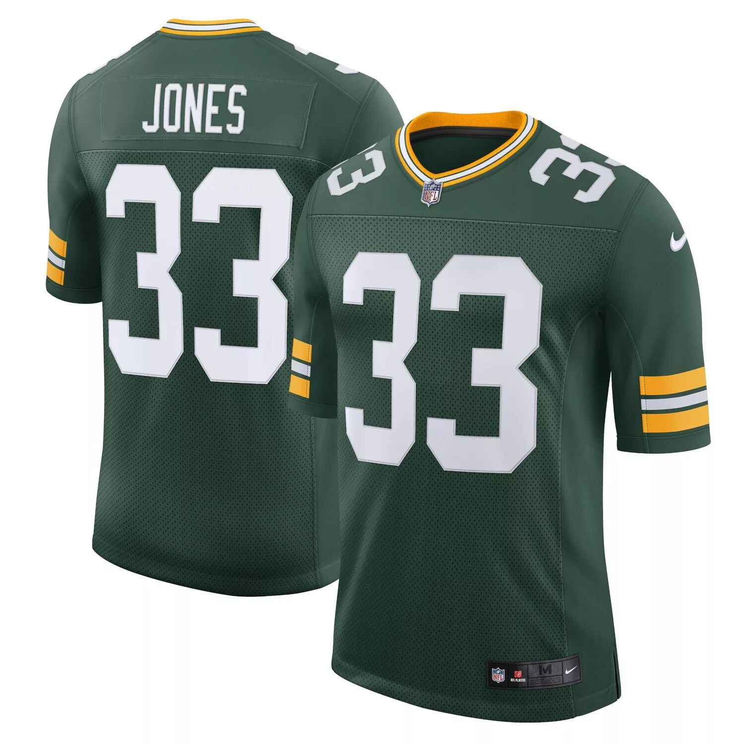 

Мужское джерси Aaron Jones Green Green Bay Packers Limited Nike