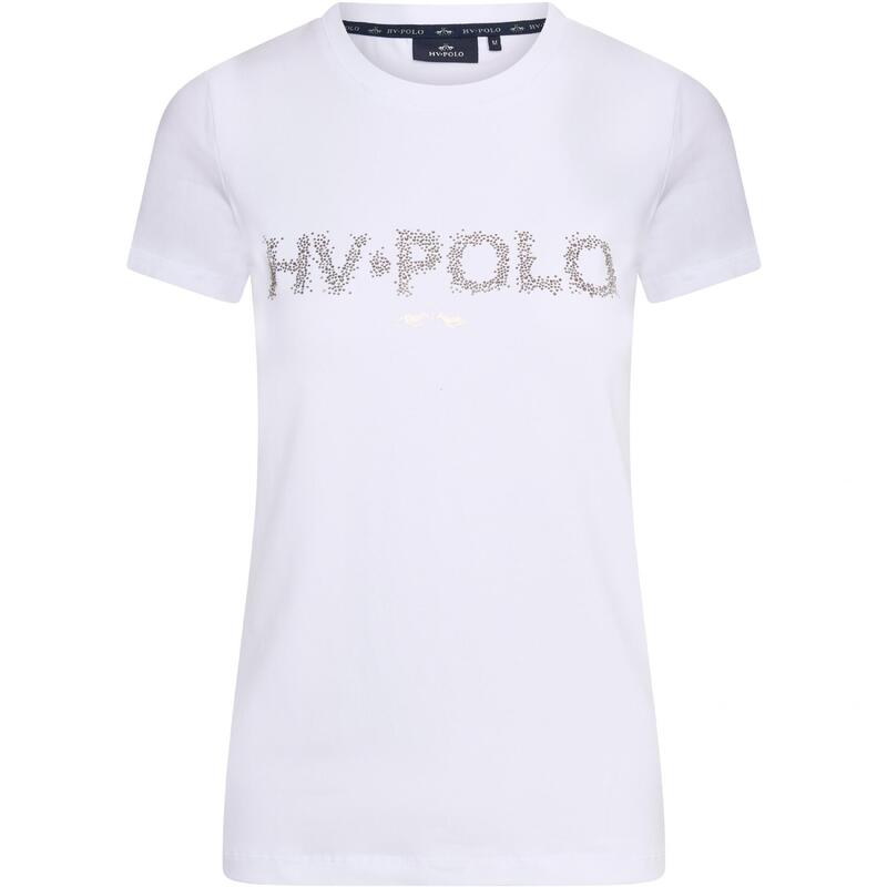 Женская футболка ХВПНина белая HV POLO, цвет weiss