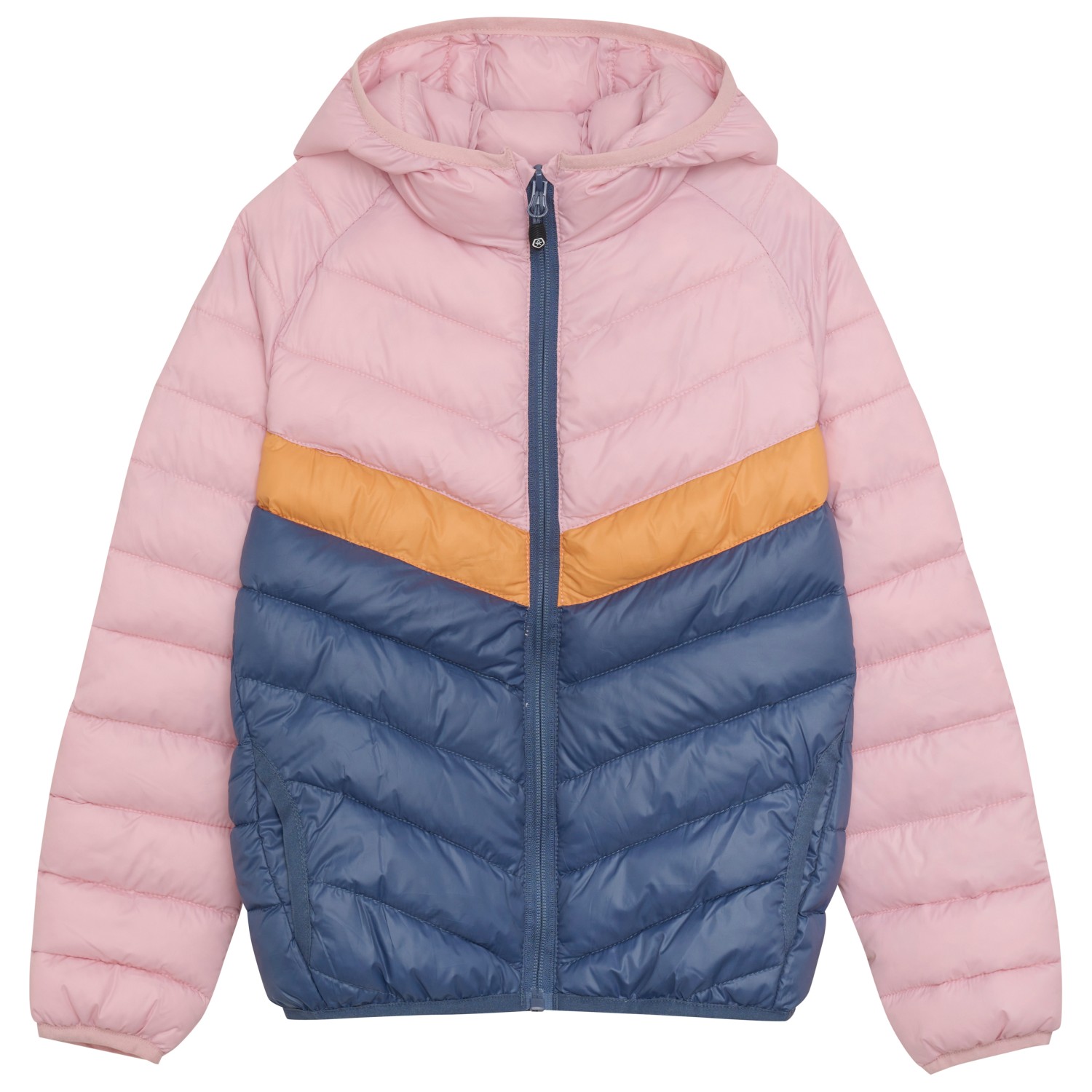 Куртка из синтетического волокна Color Kids Kid's with Hood Quilted, цвет Bleached Mauve цена и фото