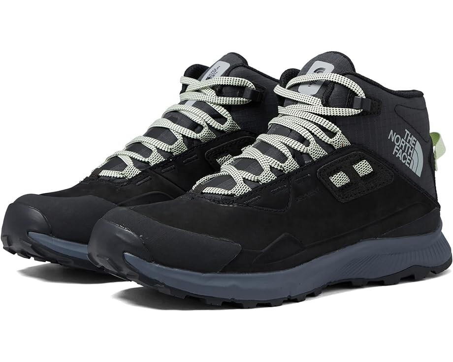 

Походные ботинки The North Face Cragstone Leather Mid WP, цвет TNF Black/Vanadis Grey