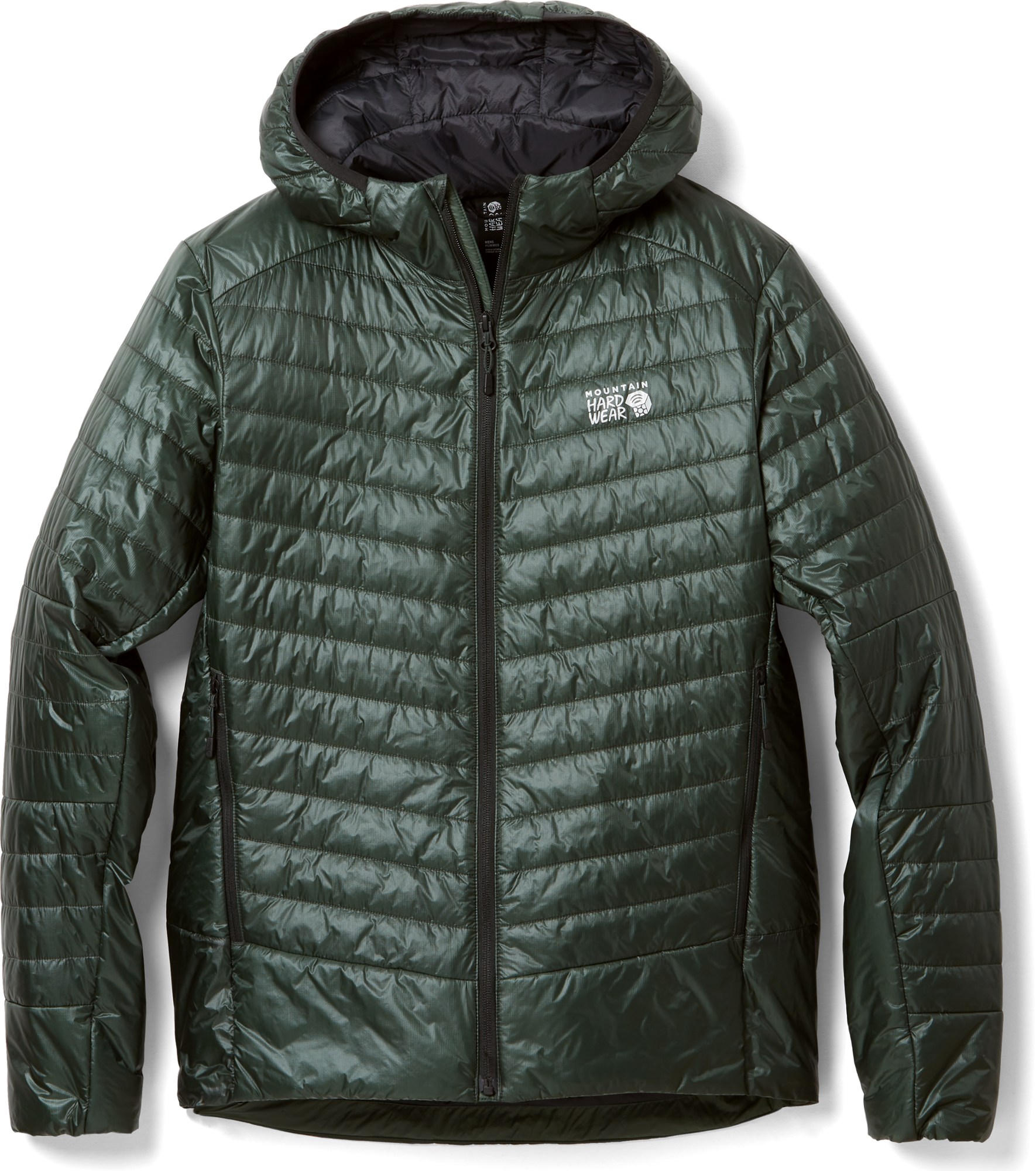 Утепленная толстовка Ghost Shadow - Мужская Mountain Hardwear, зеленый куртка мембранная мужская mountain hardwear exposure 2™ серый