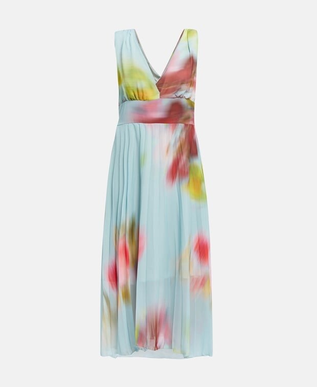 

Плиссированное платье Rinascimento, лаймовый