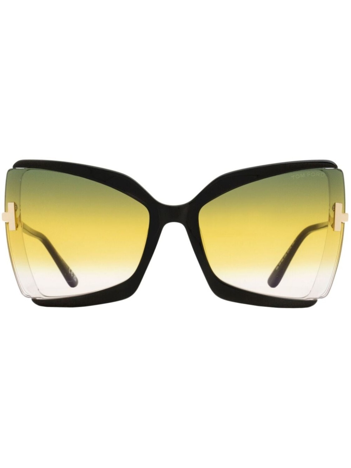 

Солнцезащитные очки Gia в массивной оправе TOM FORD Eyewear, черный