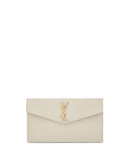 

Аптаун Клатч Saint Laurent, цвет White