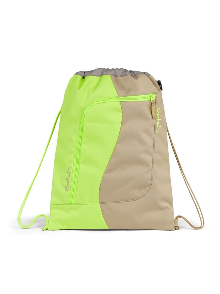 

Спортивная сумка Satch Sportbeutel Double Trouble, цвет neongelb-beige