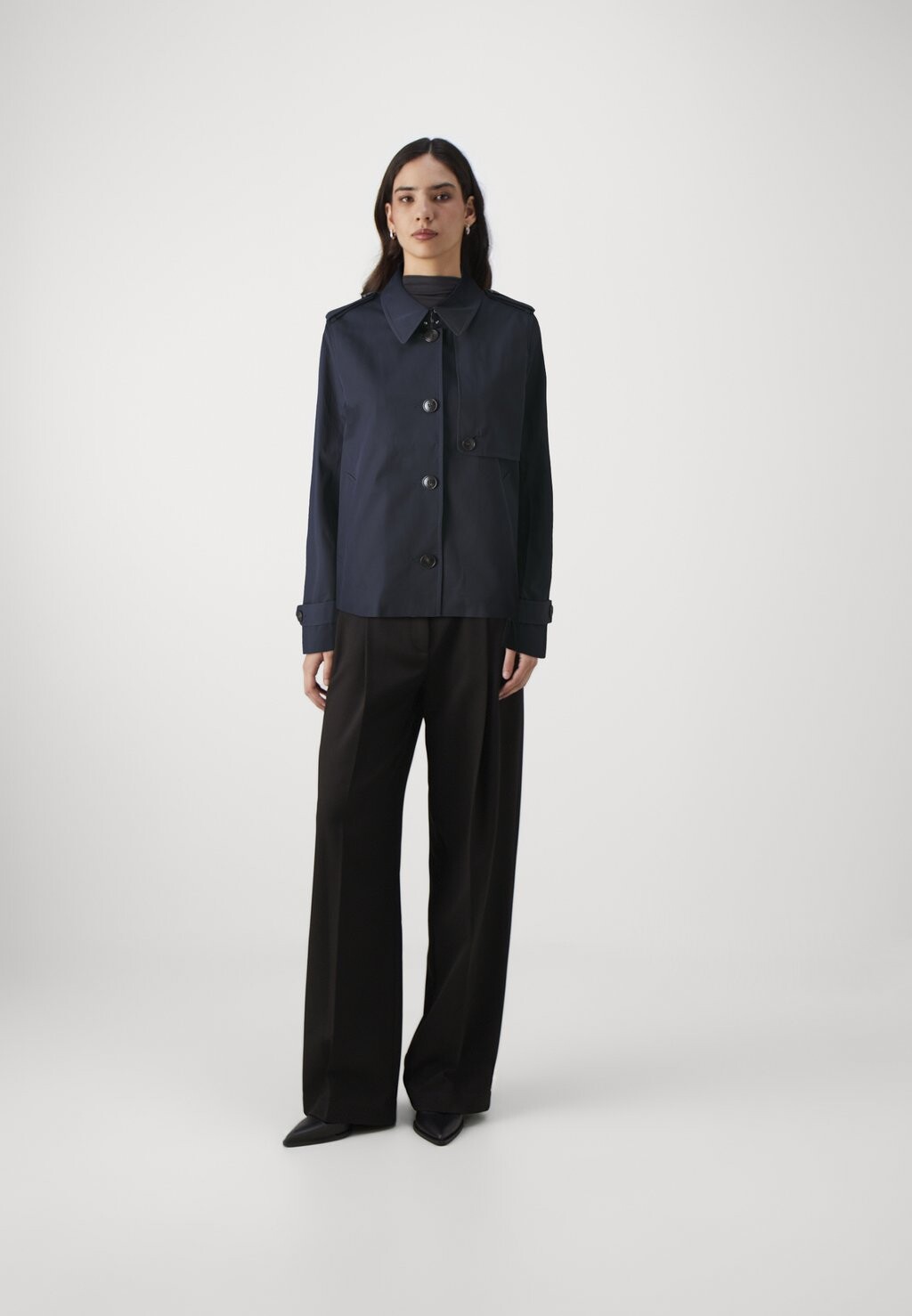 

Летняя куртка Short Trench Tommy Hilfiger, темно-синий