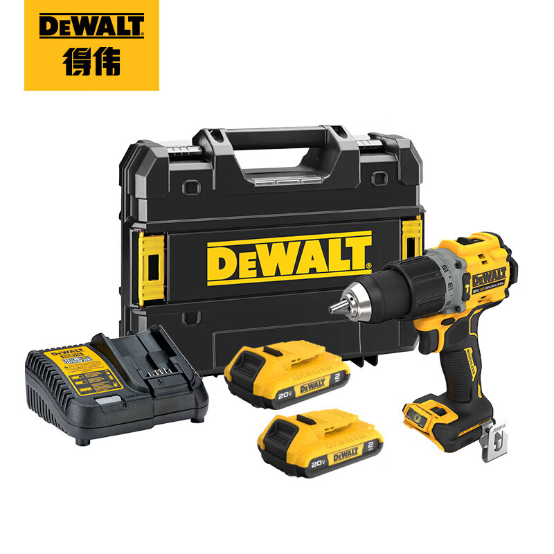 Ударная дрель Dewalt DCD805D2T-A9 + два аккумулятора 2.0Ah