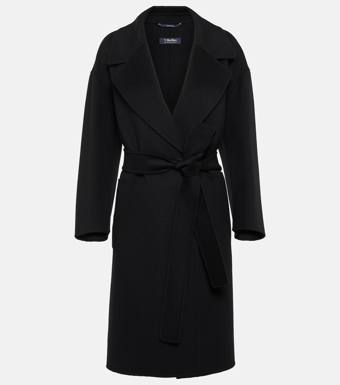 

Пальто из африканской шерсти 'S MAX MARA, черный
