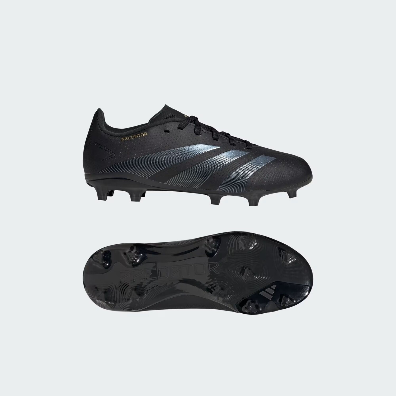 

Футбольные бутсы Predator League с твердым покрытием Adidas, цвет Core Black/Carbon/Gold Metallic