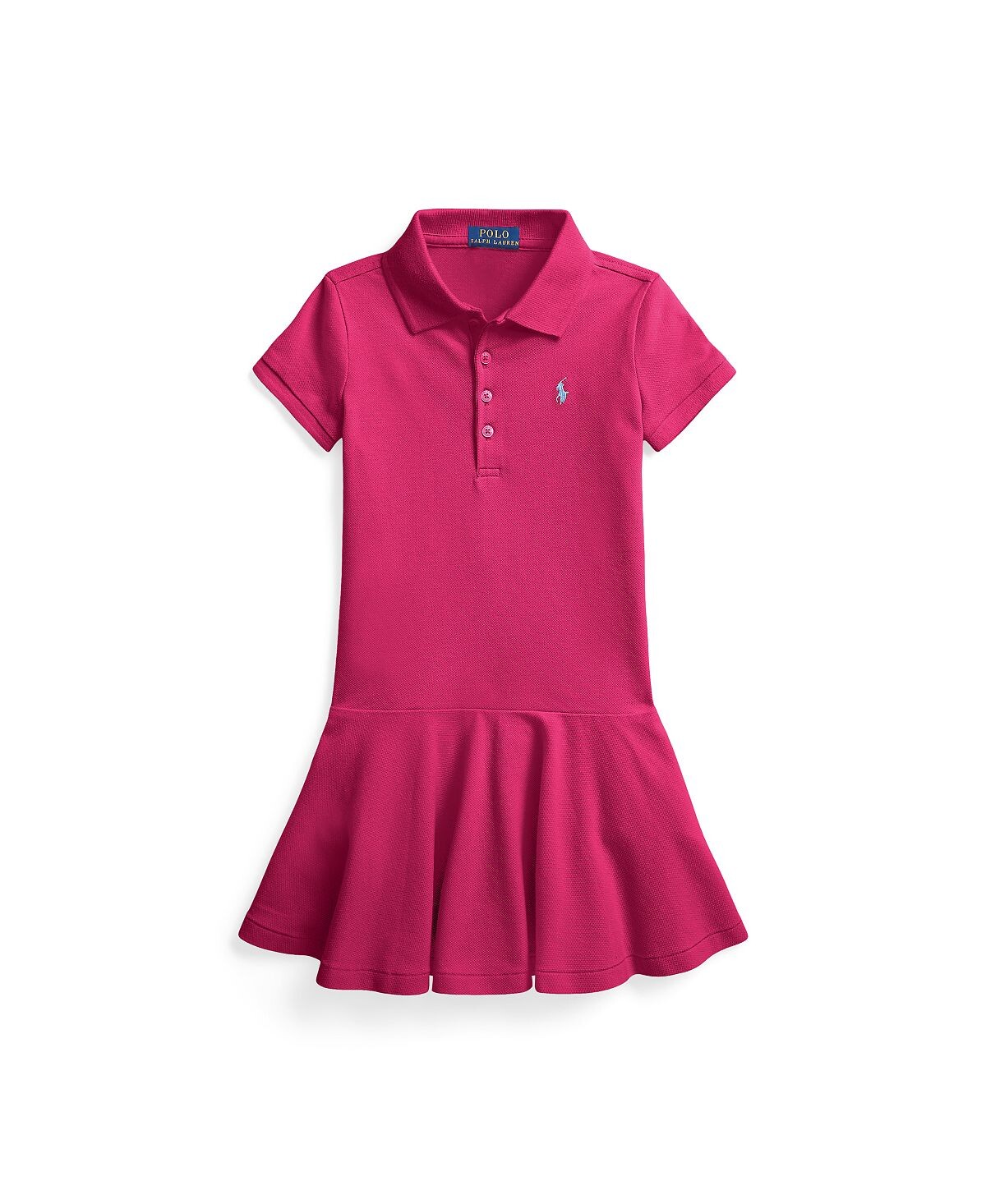 

Платье-поло с короткими рукавами для малышей и маленьких девочек Polo Ralph Lauren