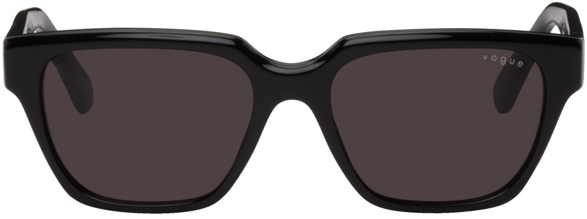 

Черные квадратные солнцезащитные очки Hailey Bieber Edition Vogue Eyewear