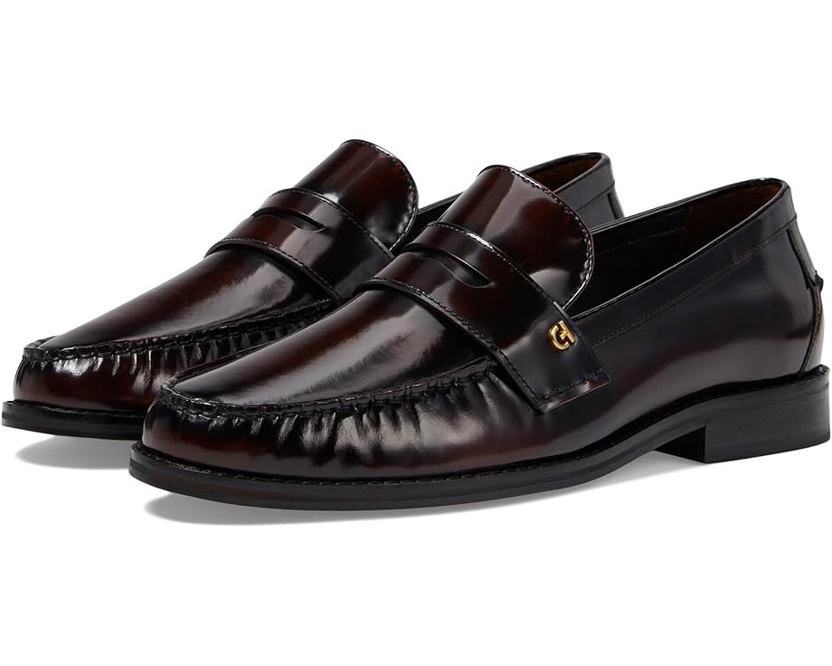 Лоферы Cole Haan Lux Pinch Penny Loafer, цвет Deep Burgundy цена и фото