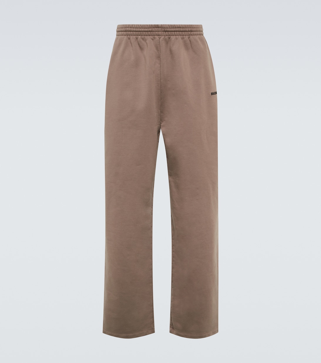Большие флисовые спортивные штаны Balenciaga, коричневый