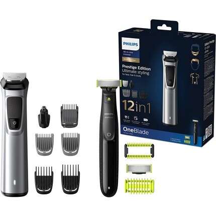 

Триммер 12-в-1 Multigroom Series 9000 для лица, волос и тела, модель Mg9710/90, Philips