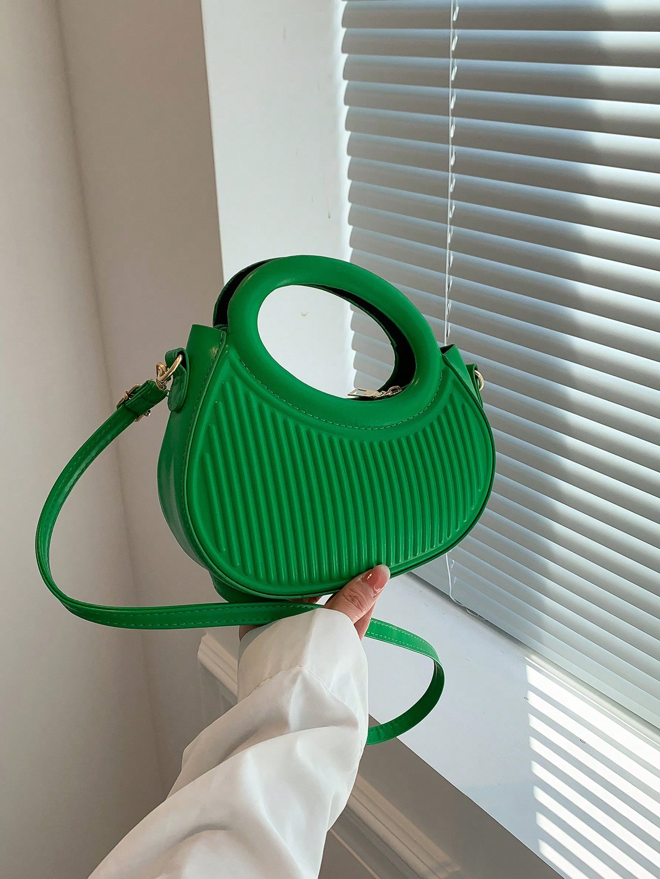 сумка женская natalia kalinovskaya тинна зеленая Модный черный нишевый дизайн Французская нежная леди, зеленый