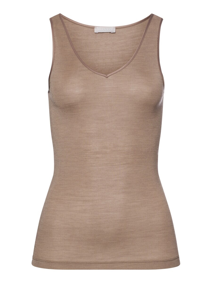 

Топ Hanro Top Woolen Silk, коричневый