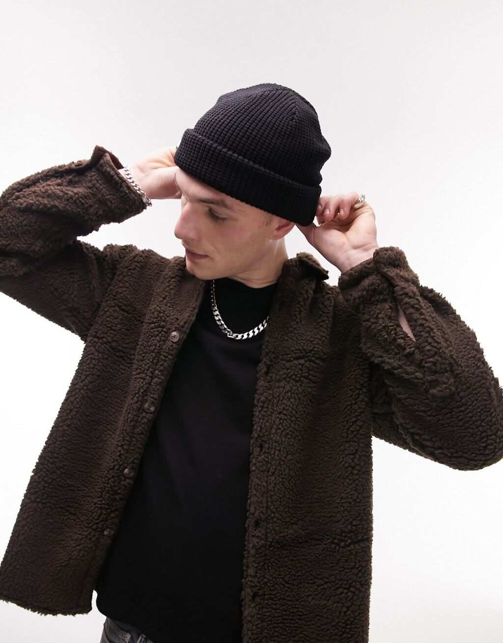 

Шоколадно-коричневая рубашка Topman Borg