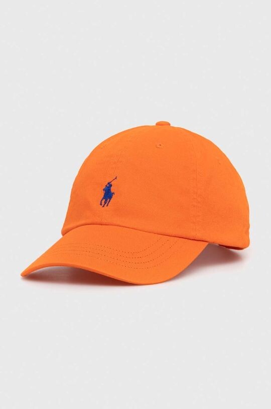 

Хлопковая бейсболка Polo Ralph Lauren, оранжевый