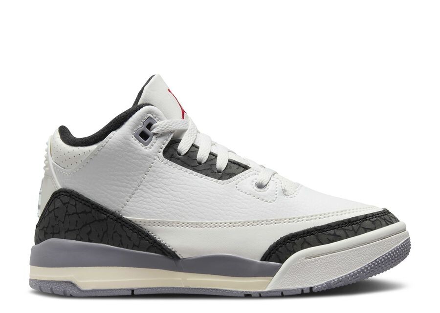 

Кроссовки Air Jordan Jordan 3 Retro PS, цвет Cement Grey