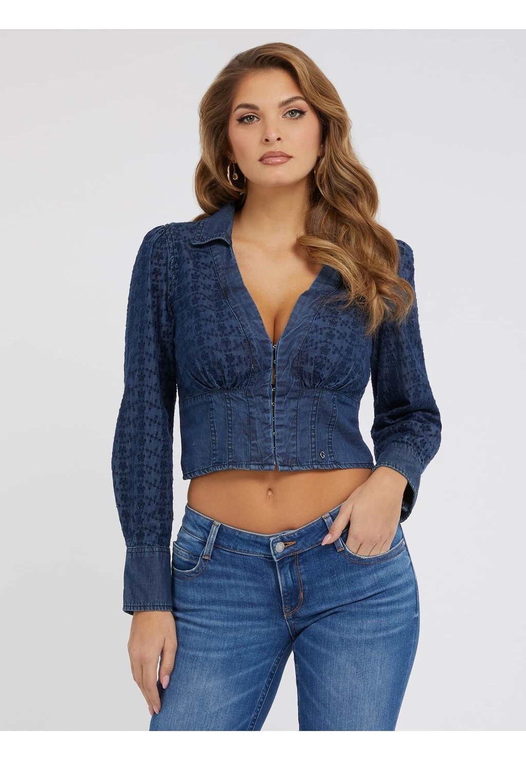 

Рубашка Guess, синий
