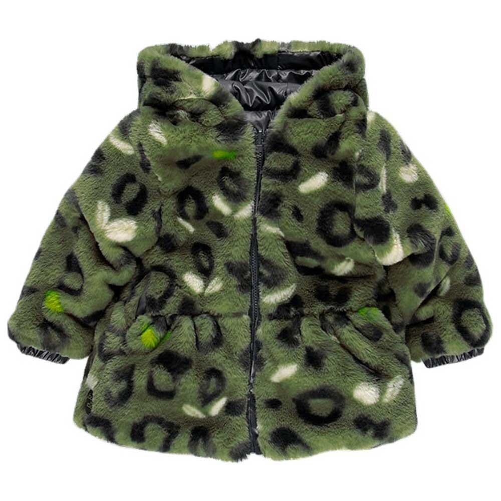 

Пальто Boboli Animal Print, зеленый