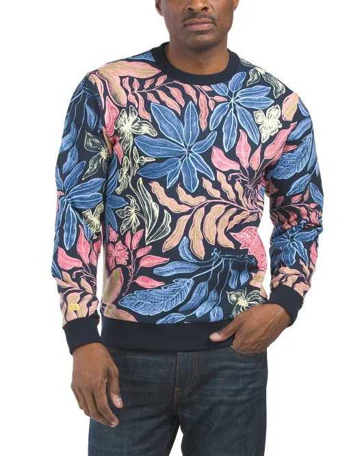 

Толстовка с большим принтом по всей поверхности Scotch & Soda, цвет Floral Multi