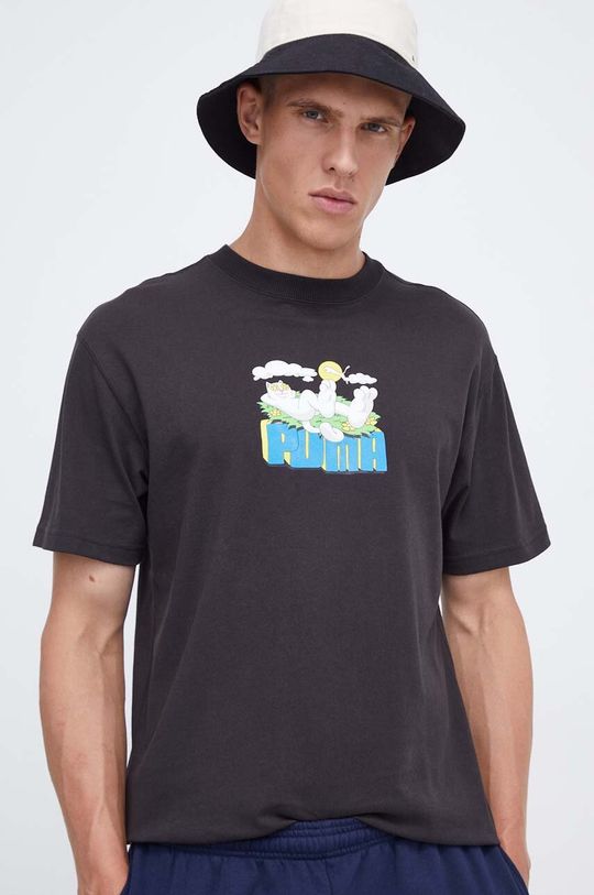 цена Хлопковая футболка PUMA X RIPNDIP Puma, черный