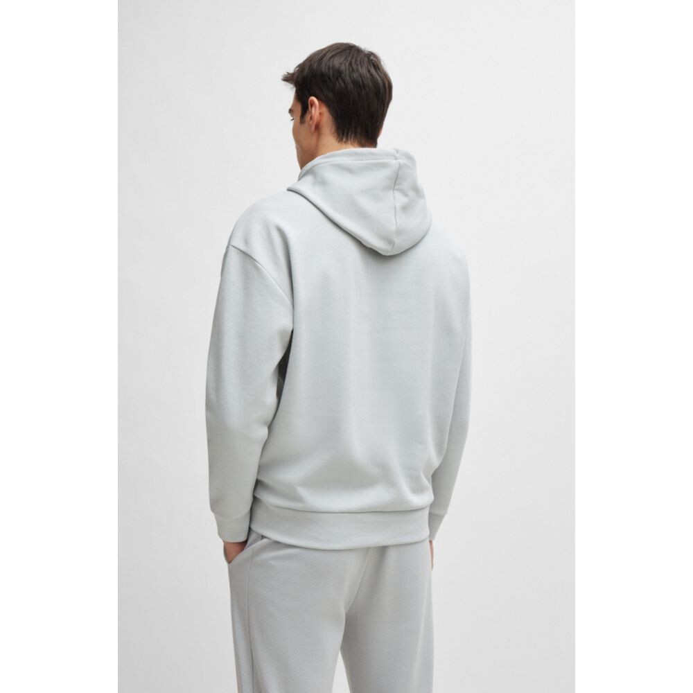 

Толстовка свободного кроя с логотипом BOSS, цвет Light Grey