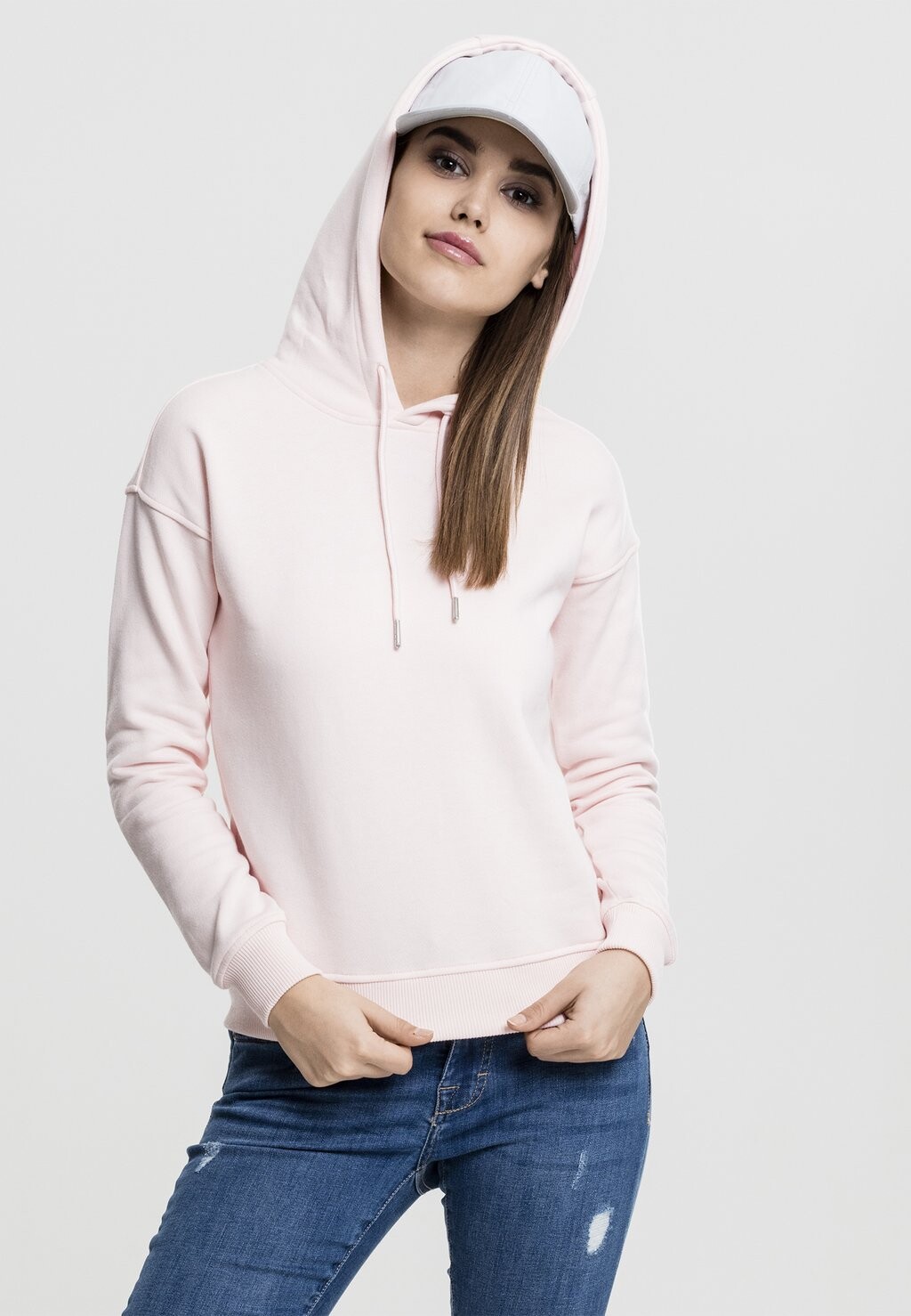 

Толстовка с капюшоном Urban Classics, фиолетовый