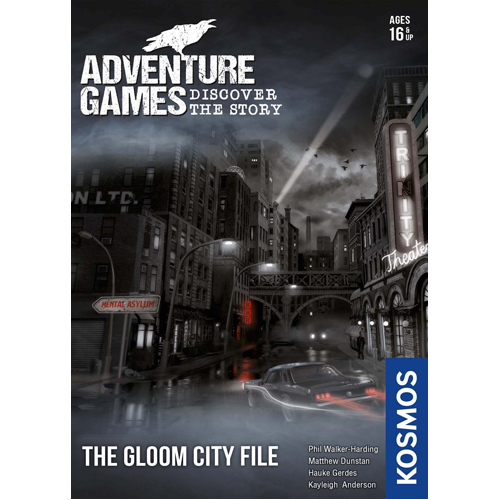 Настольная игра Adventure Games: The Gloom City File настольная игра adventure games подземелье конструктор huggy wuggy 33 детали набор