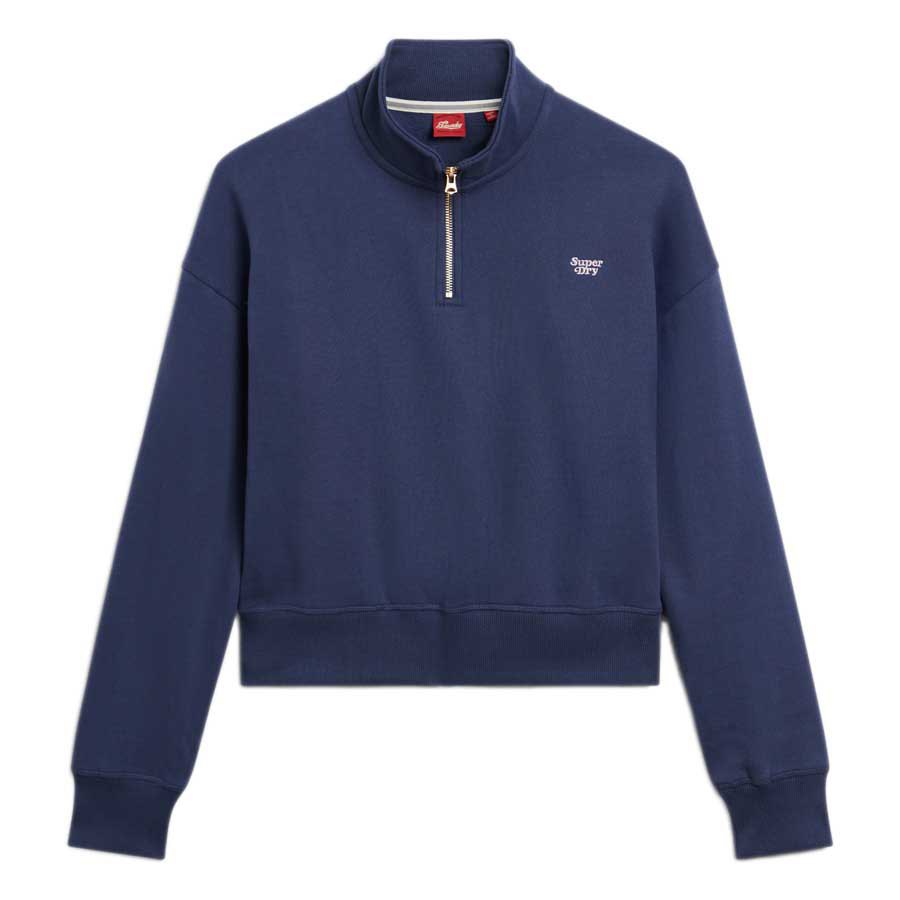 

Толстовка Superdry Essential Half Zip, синий