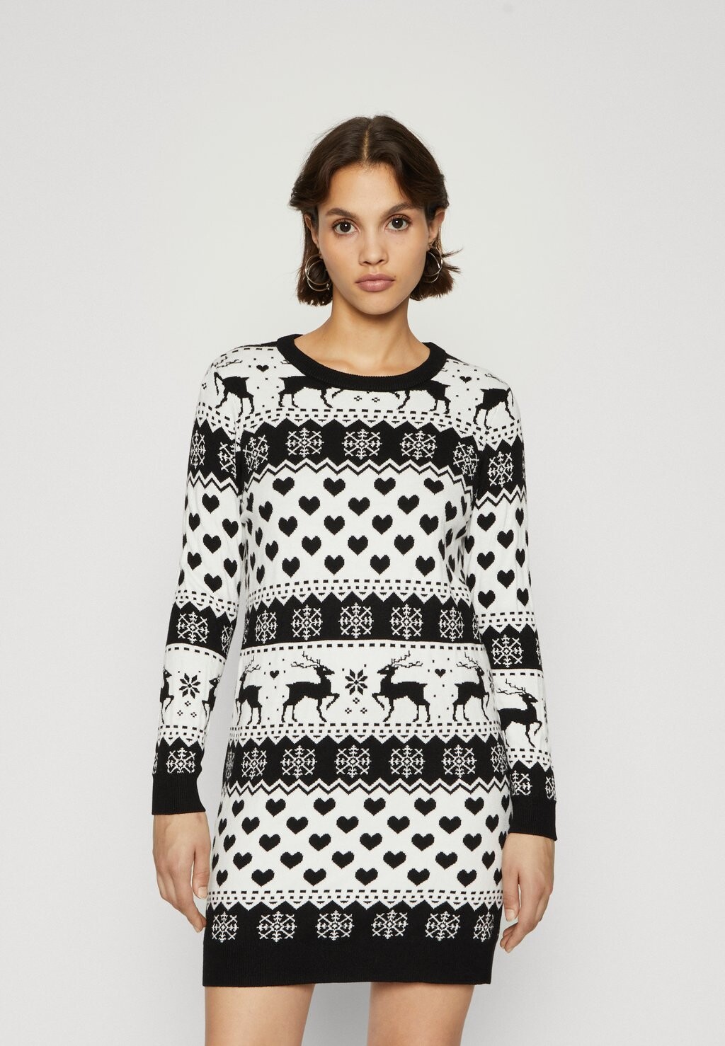 

Платье Point ONLY Petite ONLXMAS DEER DRESS, цвет cloud dancer/black