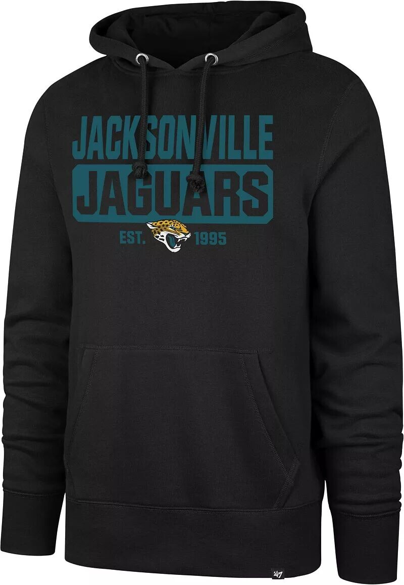 

Мужской черный пуловер с капюшоном '47 Jacksonville Jaguars Boxout