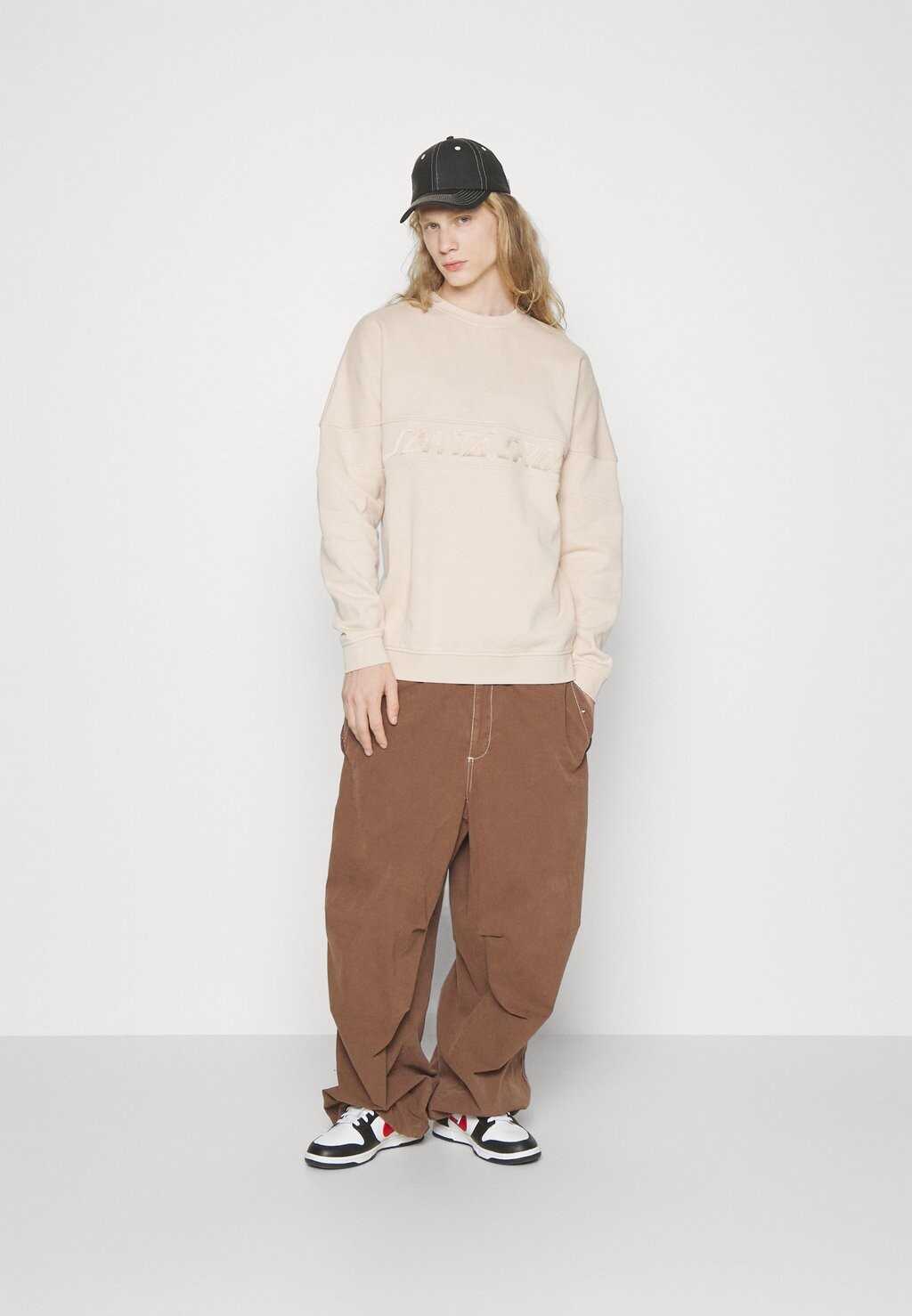 

Толстовка Santa Cruz ТОНАЛЬНАЯ ПАНЕЛЬ CREW UNISEX, цвет oat
