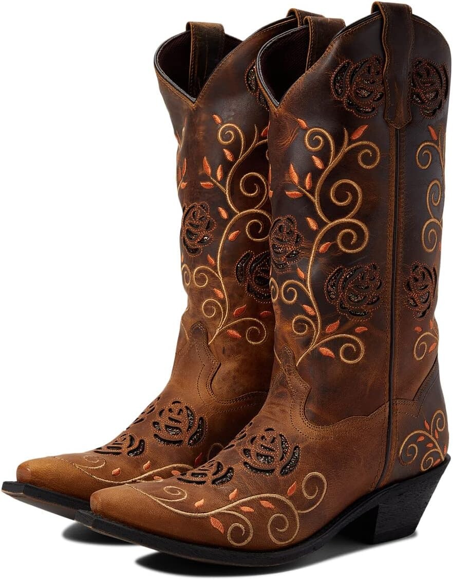 

Ковбойские сапоги Rose Laredo, цвет Tan/Underlay Rose