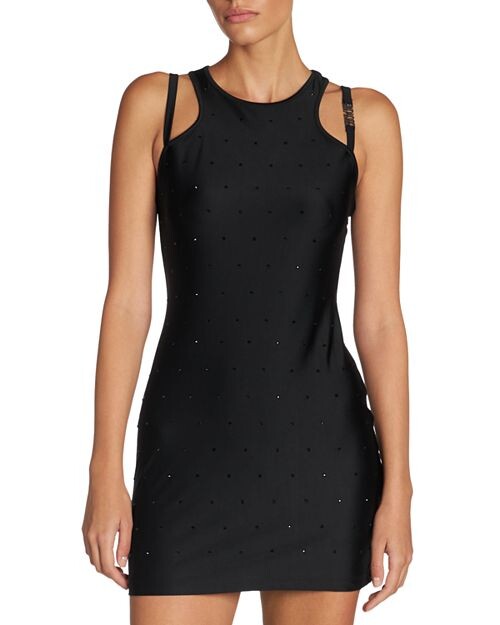 

Эластичное мини-платье Versace Jeans Couture, цвет Black