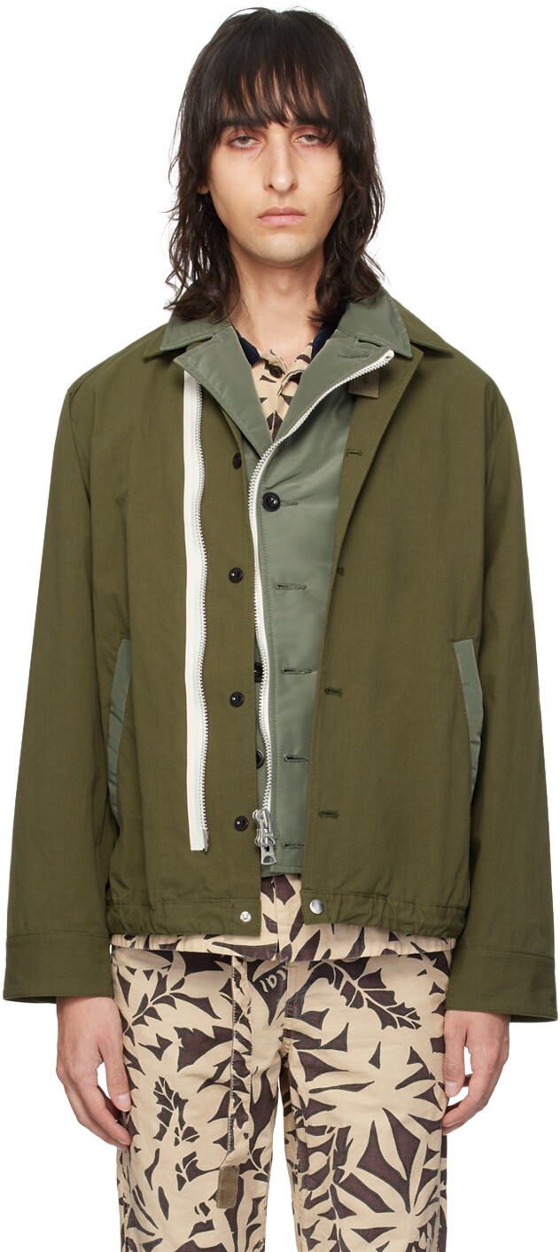 

Многослойная куртка цвета хаки Sacai, цвет Khaki
