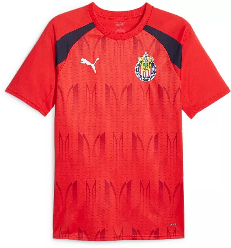 

Красная предматчевая майка Puma Chivas Guadalajara 2023