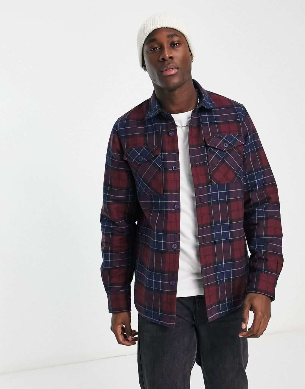 

Красная рубашка в клетку Barbour Cannich
