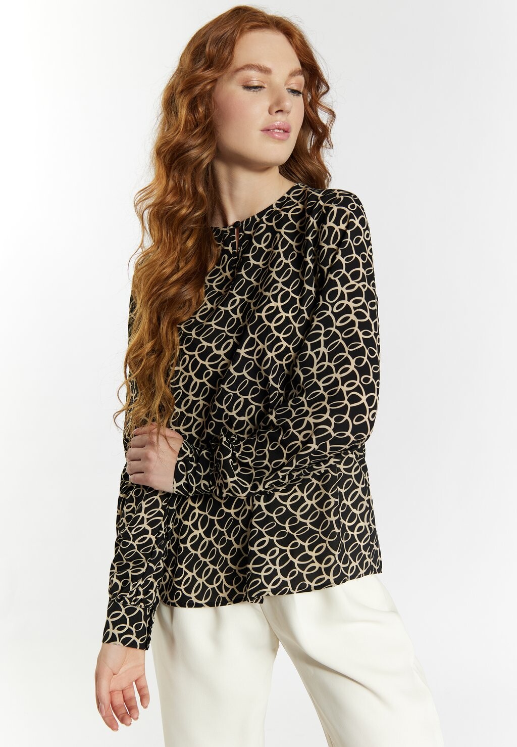 

Блуза LANGARM ACALMAR DreiMaster, цвет Mottled Black