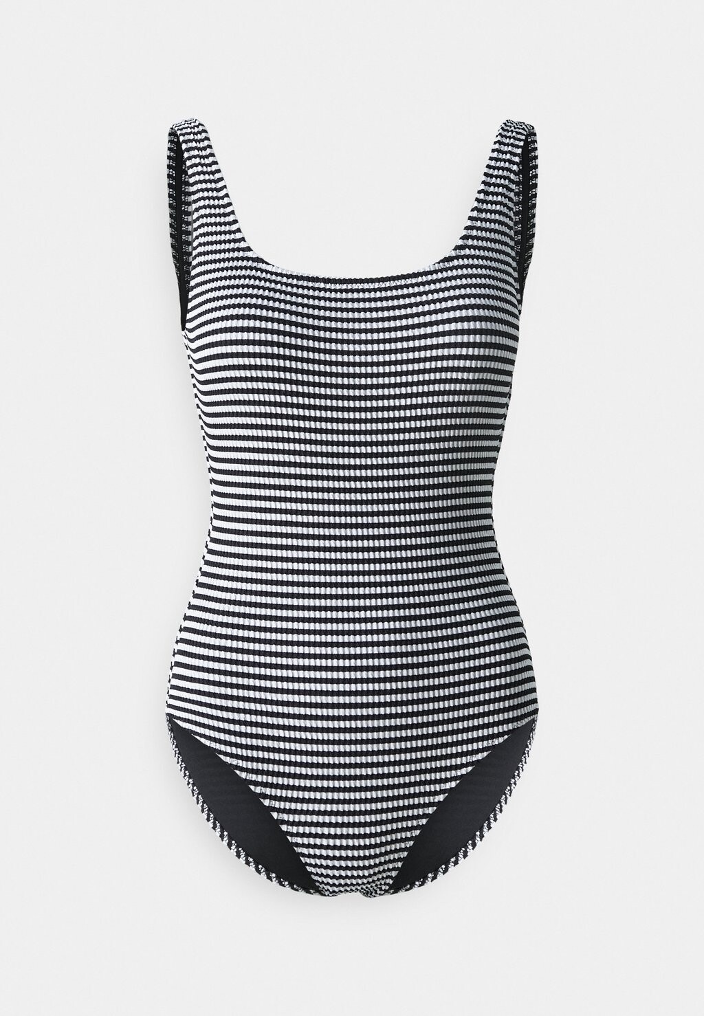 

Купальник ONE PIECE SCOOP STRIPE CRINKLE aerie, черный