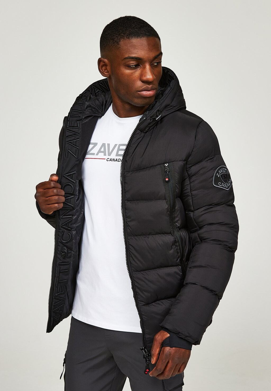 

Куртка зимняя Malvini Puffer Jacket Alessandro Zavetti, черный
