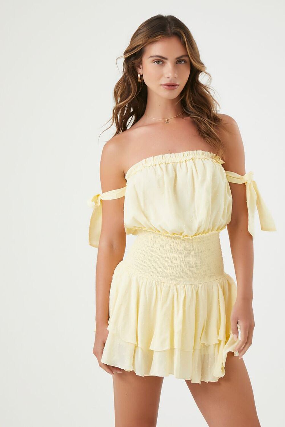 

Комбинезон Swiss Dot Short Forever 21