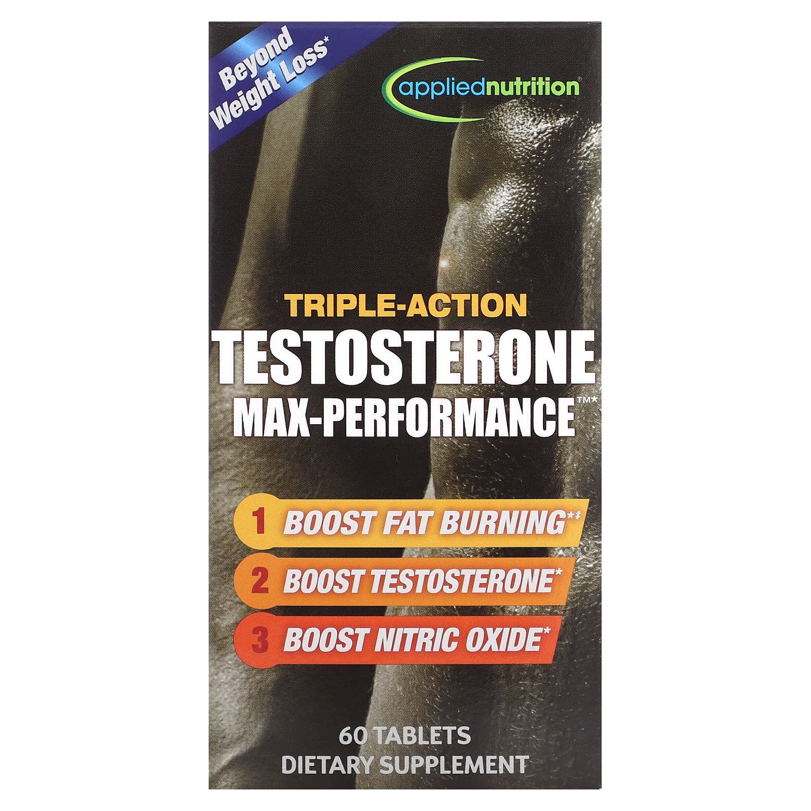 Applied Nutrition Testosterone Max-Performance тройного действия 60 таблеток applied nutrition стимулятор кето диеты 60 таблеток