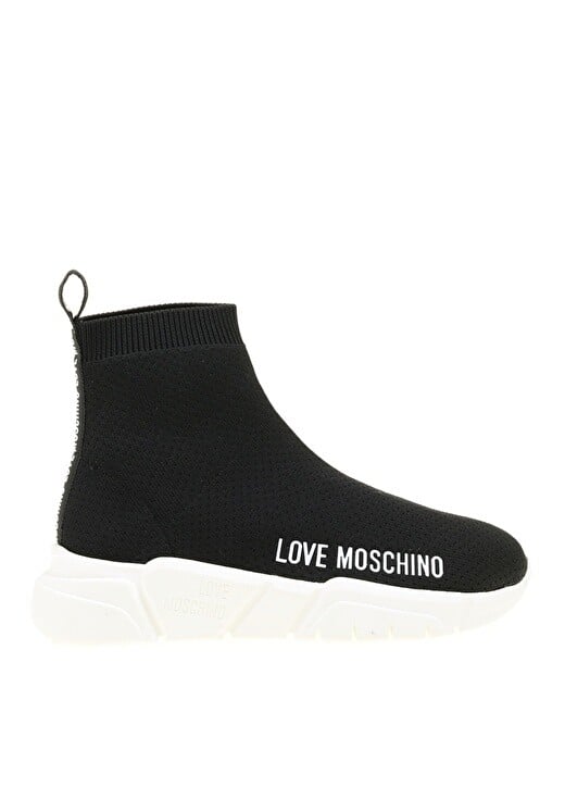 

Черные женские высокие кроссовки Love Moschino