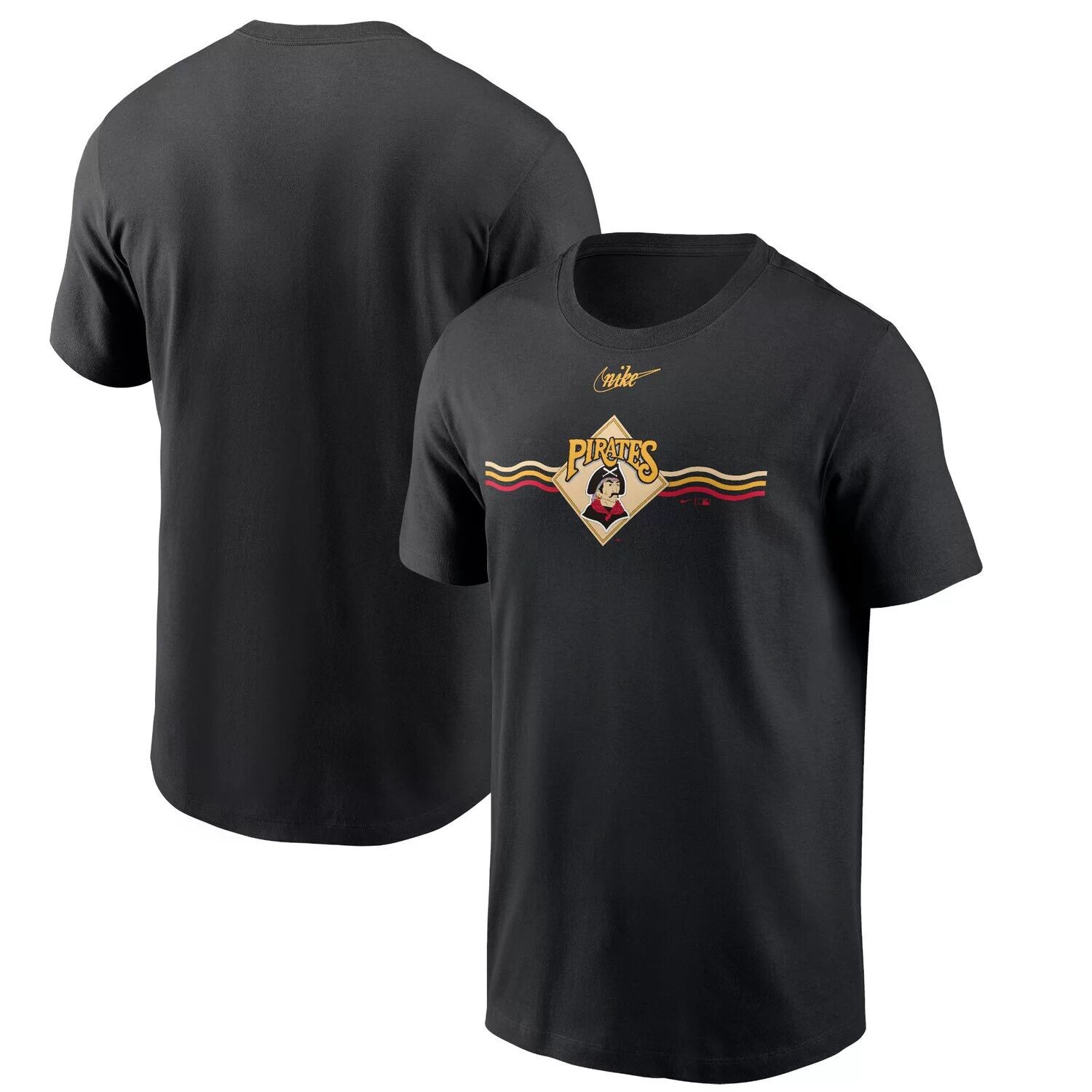 

Мужская черная футболка Nike Pittsburgh Pirates Bucco Hometown, Черный